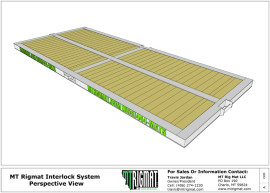 rig mat interlocking detail drawing