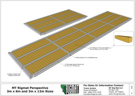 rig mat 3 meter wide detail drawing