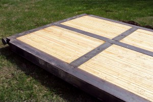 Custom rigmat with laminate timber by MT Rigmat
