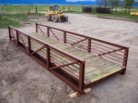 foot bridge built in montana